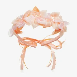 Peach Pink Floral Garland