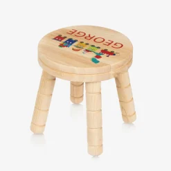 Personalised Christmas Train Wooden Stool