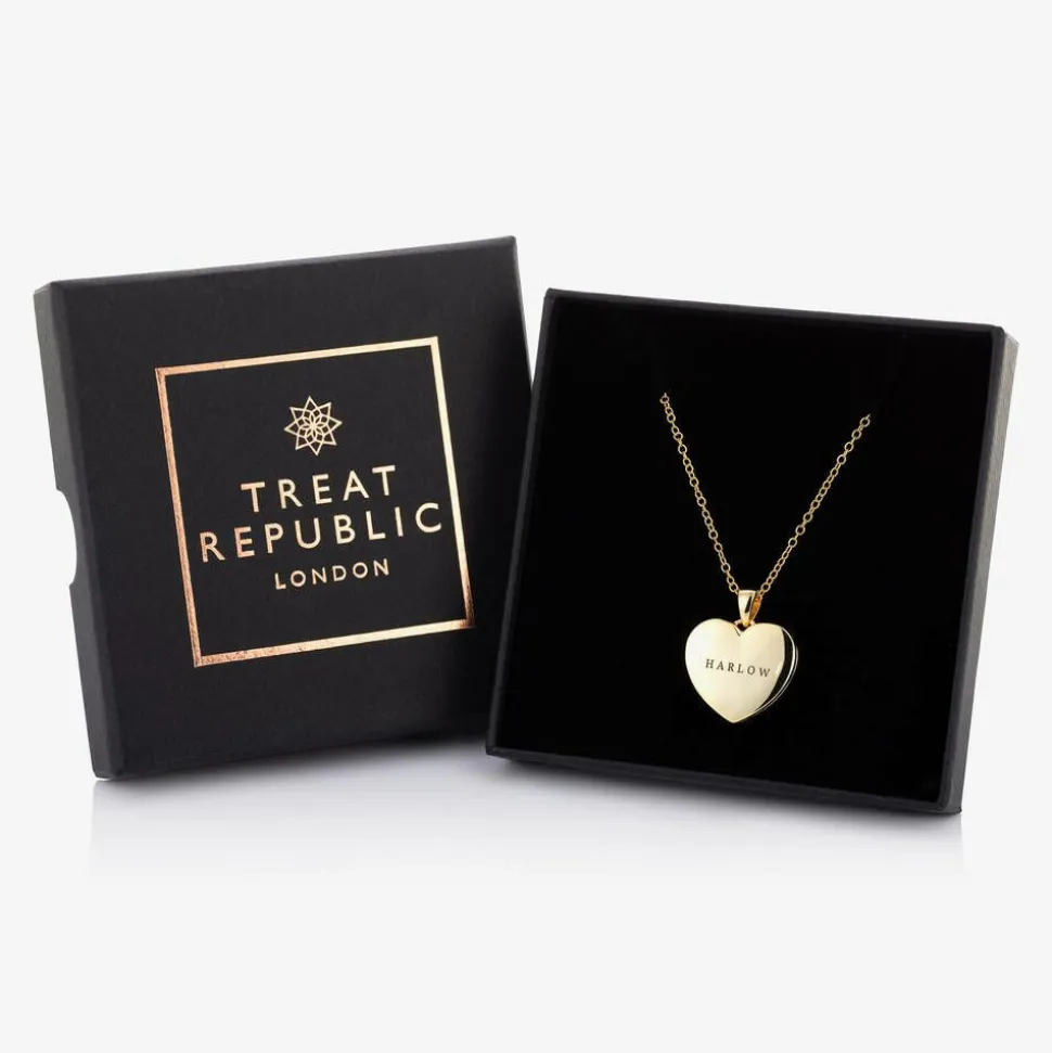 Personalised Gold-Plated Locket Necklace (45cm)