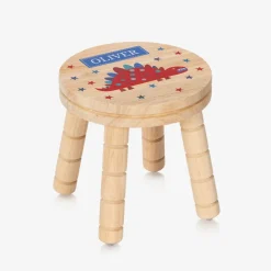 Personalised Wooden Dinosaur Stool