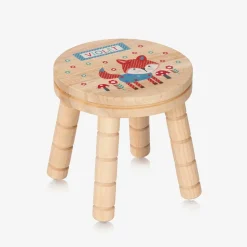 Personalised Wooden Fox Stool