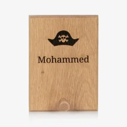 Personalised Wooden Pirate Hat Peg Hook (18cm)