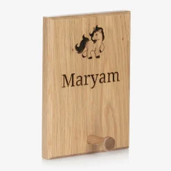 Personalised Wooden Unicorn Peg Hook (18cm)