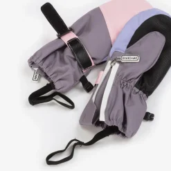 Pink & Purple Ski Mittens