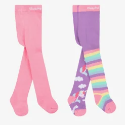 Pink & Purple Tights (2 Pack)