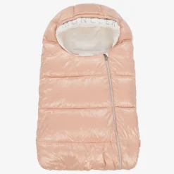 Pink & White Down Padded Baby Nest