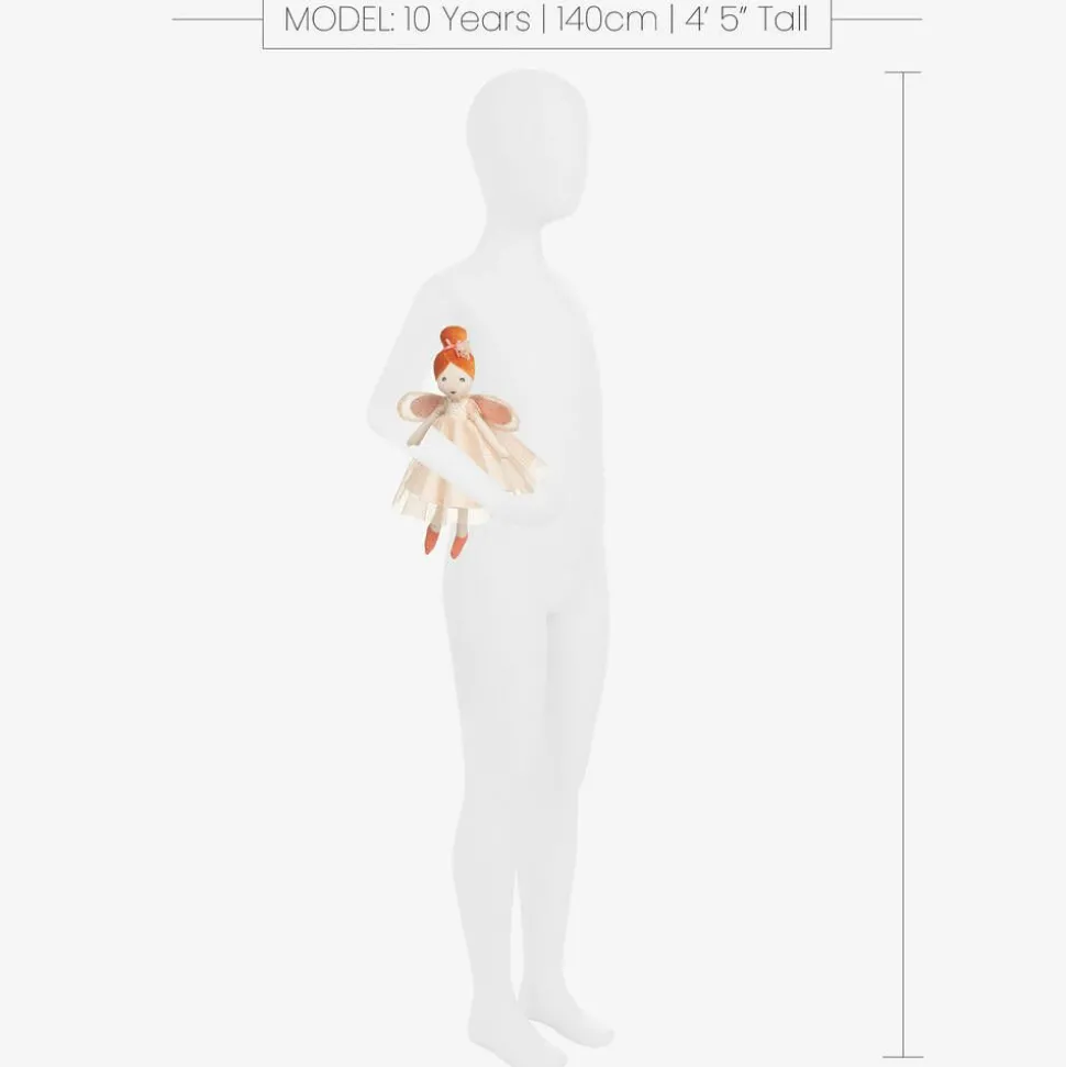Pink & Gold Tulle Fairy Doll (30cm)
