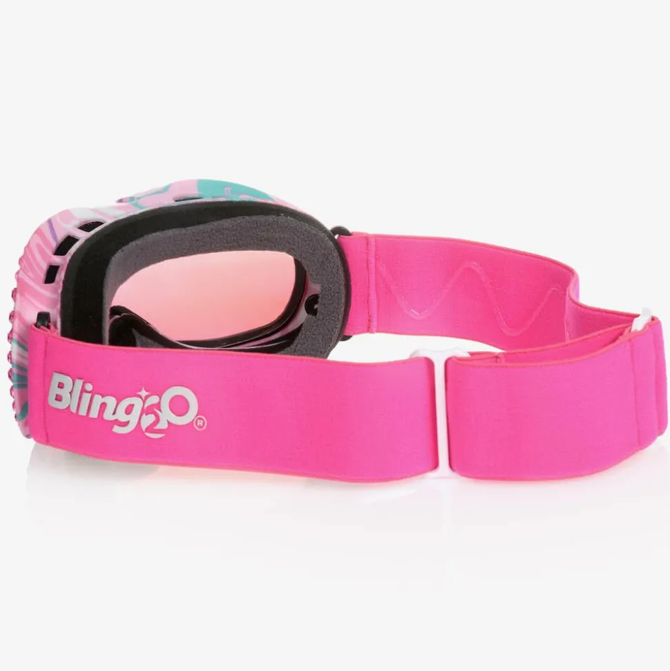 Pink & Purple Ski Goggles