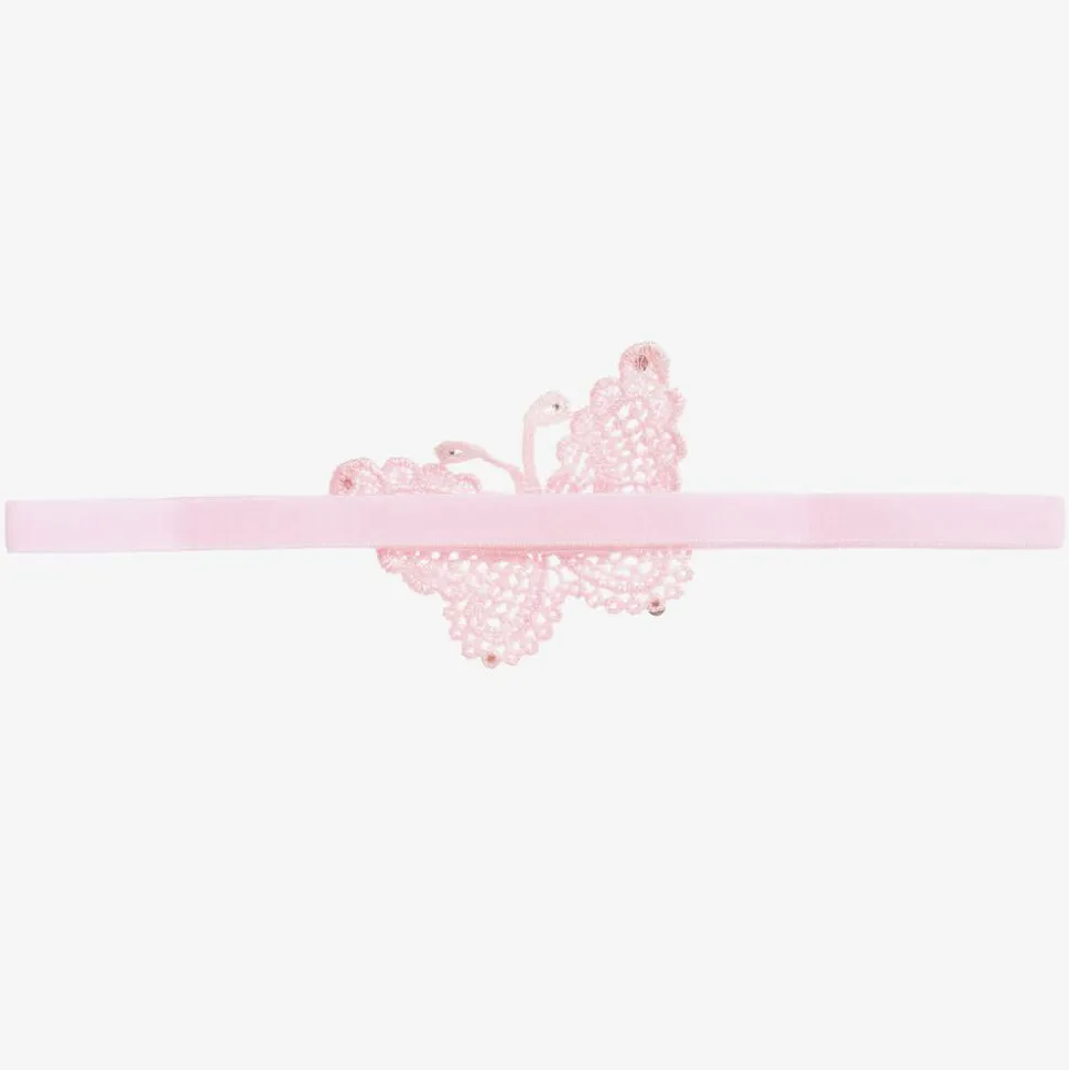 Pink Butterfly Headband (7cm)