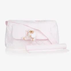 Pink Cotton Baby Changing Bag (44cm)