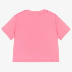 Pink Cotton Baby Logo T-Shirt