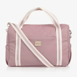 Pink Faux Leather Changing Bag (36cm)