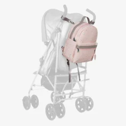 Pink Faux Leather Changing Backpack (37cm)