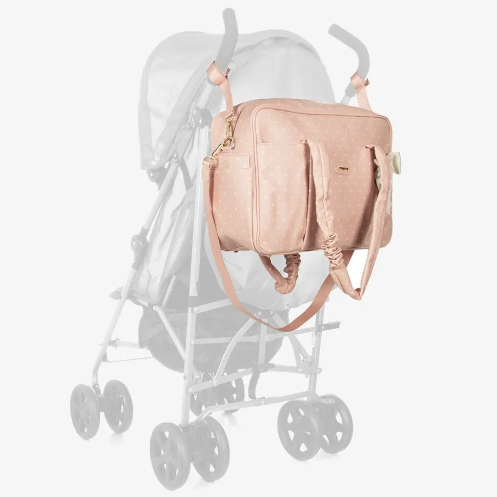 Pink Faux Leather Changing Bag (48cm)