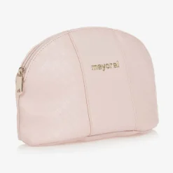 Pink Faux Leather Pouch (25cm)