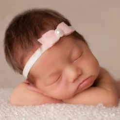 Pink Felt Bow Headband
