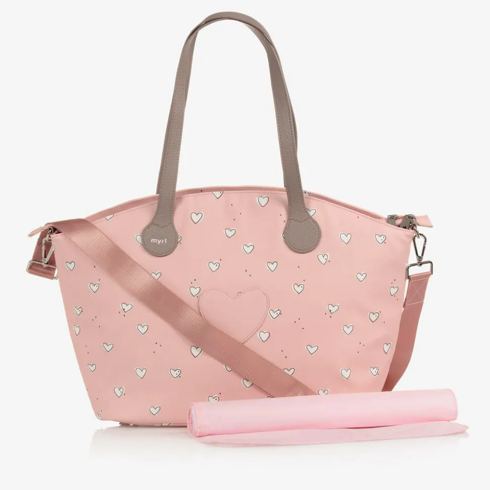 Pink Heart Baby Changing Bag (50cm)