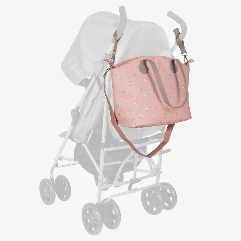 Pink Heart Baby Changing Bag (50cm)