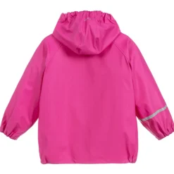 Pink Hooded Raincoat