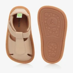 Pink Leather Baby Sandals