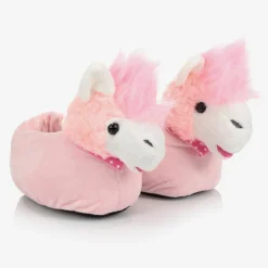Pink Llama Slippers