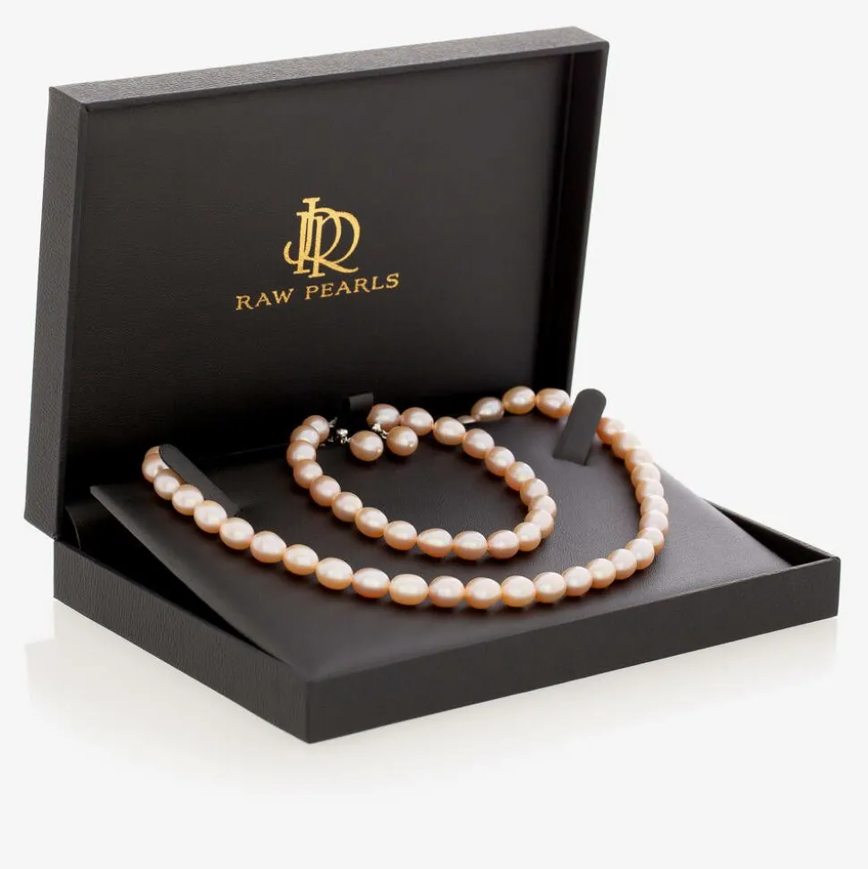 Pink Pearl Jewellery Set