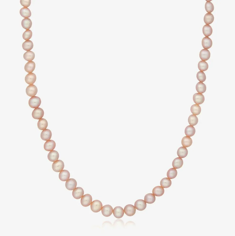 Pink Pearl Necklace (36cm)