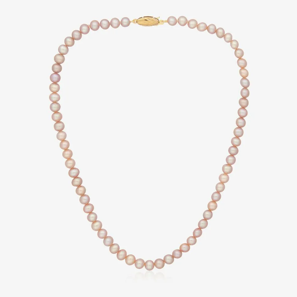 Pink Pearl Necklace (36cm)