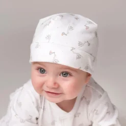 Pink Pima Cotton Baby Hat