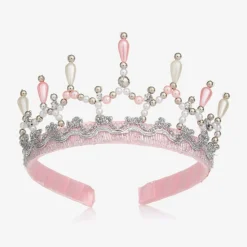 Pink, Silver & Pearl Crown