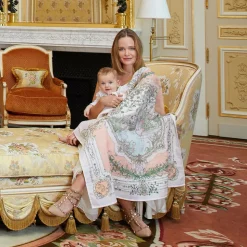 Pink Tapestry Swaddle (97cm)