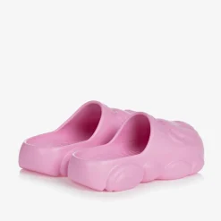 Pink Teddy Bear Clogs