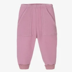 Pink Thermal Wool Joggers