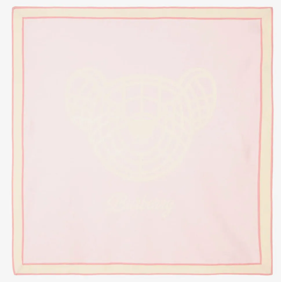 Pink Thomas Bear Baby Blanket (90cm)