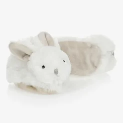 Plush Rattle Baby Slippers