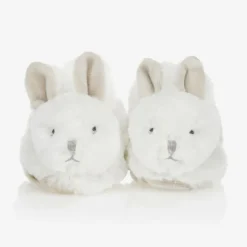 Plush Rattle Baby Slippers