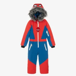 Red & Blue Spiderman Ski Snowsuit