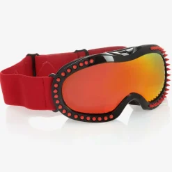 Red & Black Ski Goggles