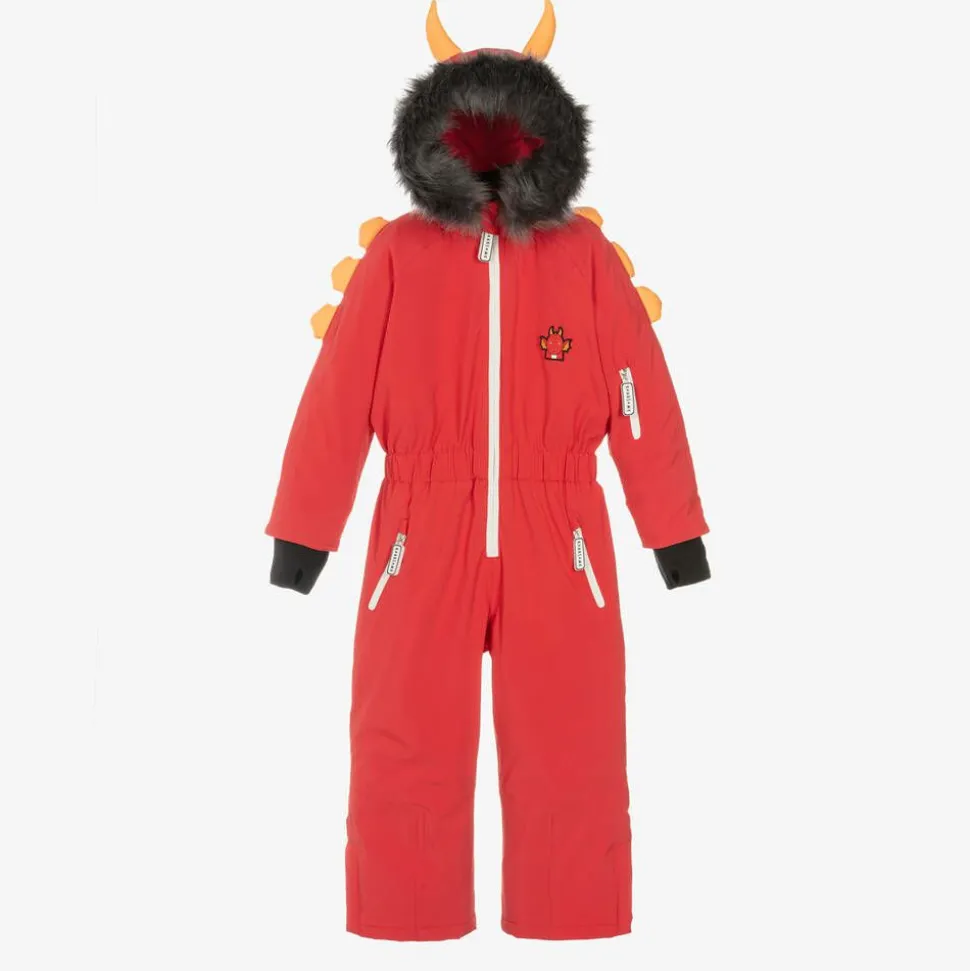 Red Blaze The Dragon Snowsuit