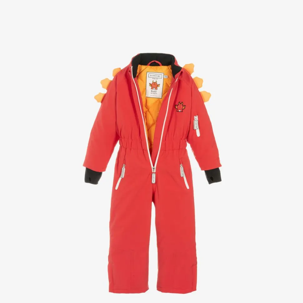 Red Blaze The Dragon Snowsuit