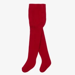 Red Cotton Baby Tights