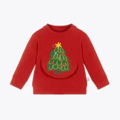 Red Cotton Snowman Sweatshirt