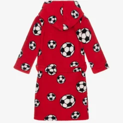 Red Football Fleece Dressing Gown