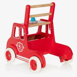 Red Wooden Fire Engine Walker (46cm)