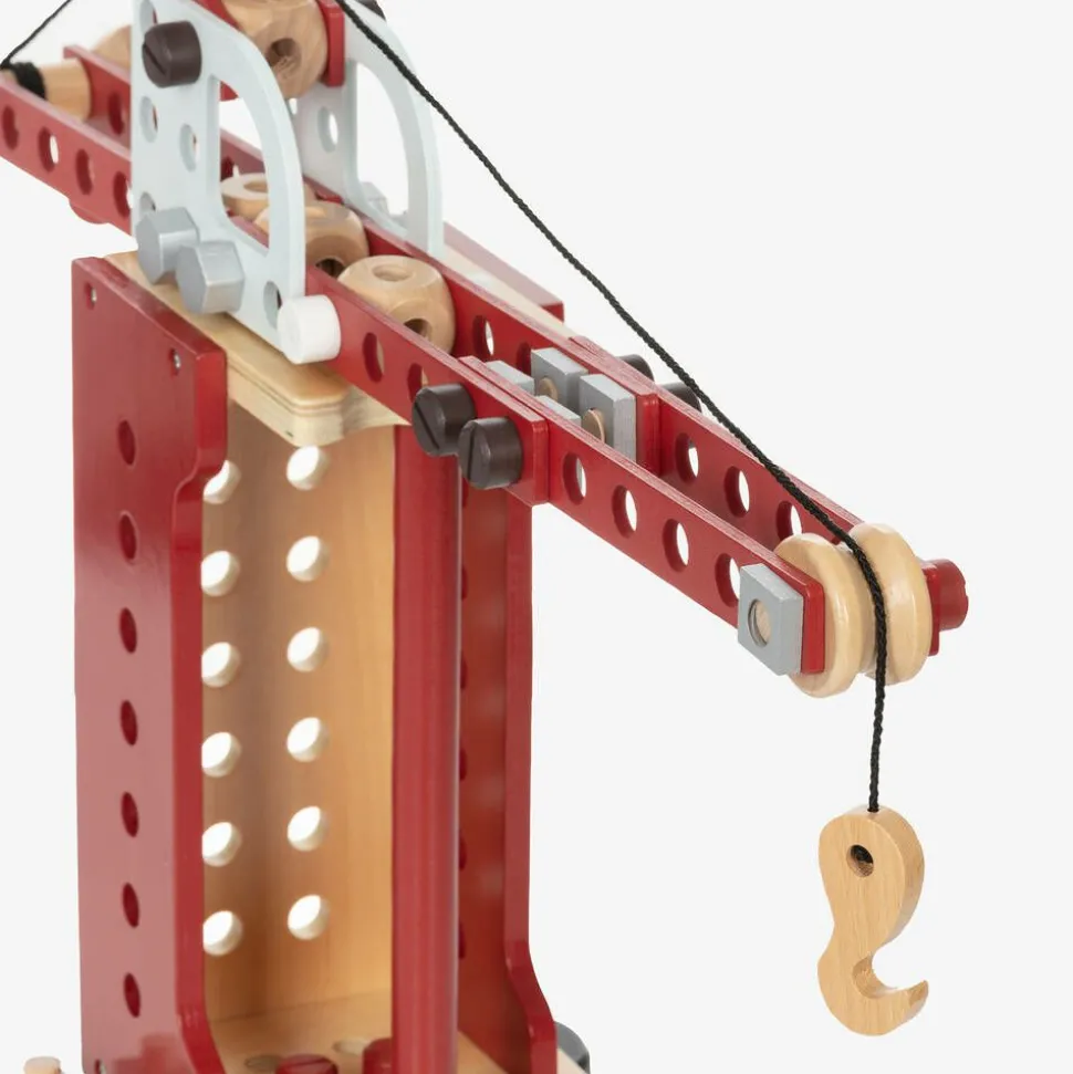 Red Wooden Toolbox Toy (27cm)