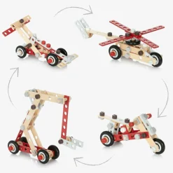 Red Wooden Workbench Toy (73cm)