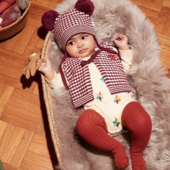 Red Wool & Organic Cotton Waistcoat