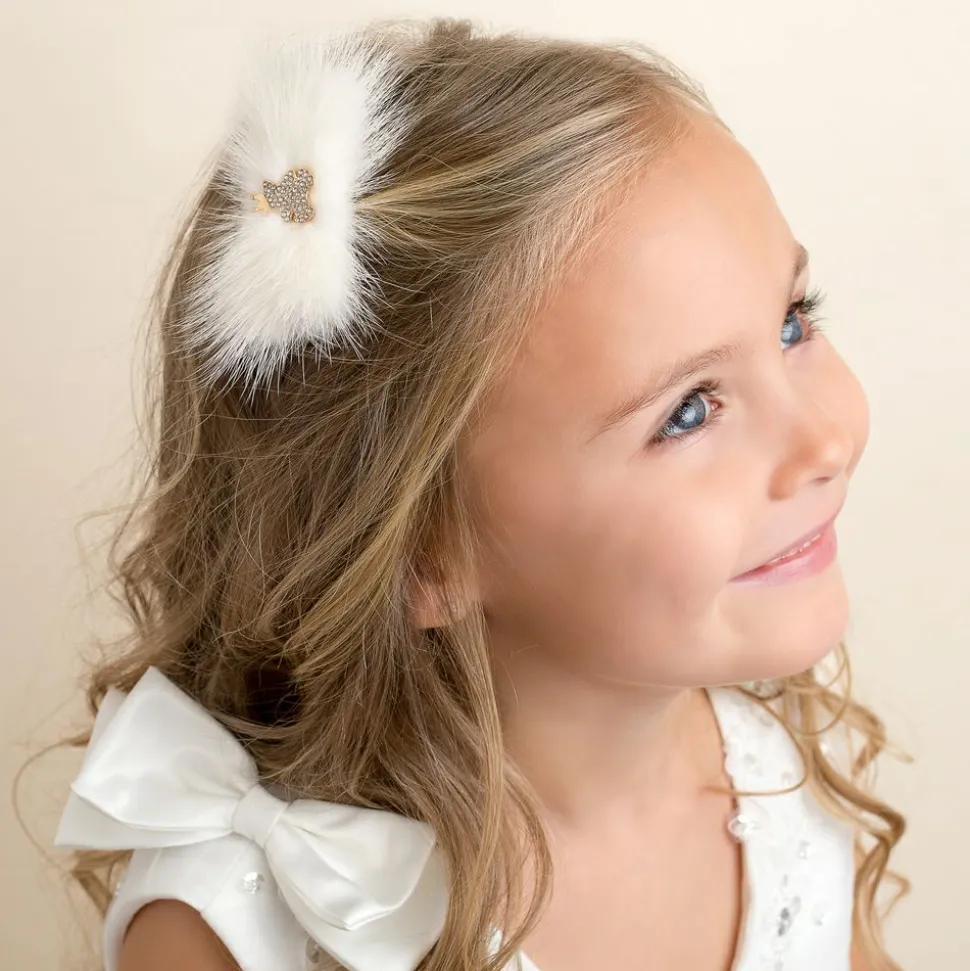 Teddy & Fur Hairclip (10cm)