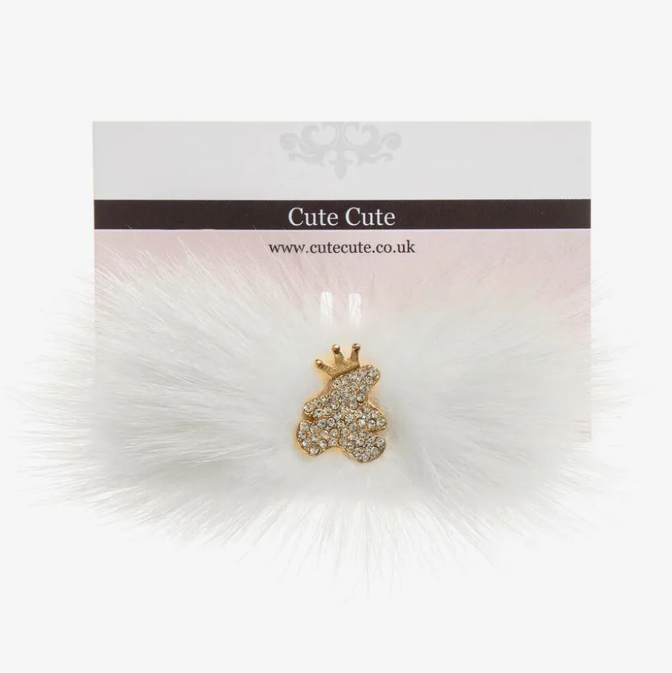 Teddy & Fur Hairclip (10cm)