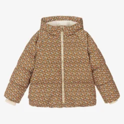 Teen Boys Beige Puffer Jacket